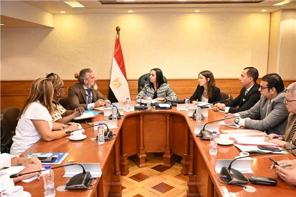 وزيرة التضامن الاجتماعي تلتقي ممثل منظمة اليونيسف