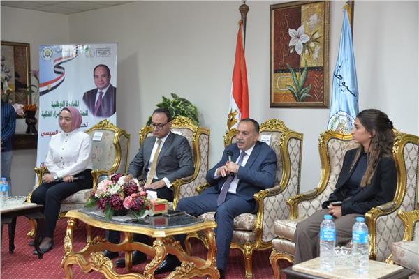 اللواء دكتور هشام أبو النصر محافظ أسيوط خلال الفاعيلية