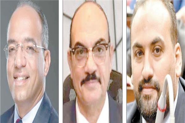 محمد الرشيدى ورضا فرحات وعلى مهران