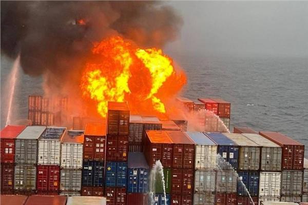 انفجار ضخم في ميناء بالصين - صورة أرشيفية 