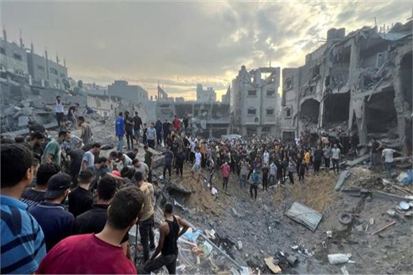 الاحتلال يدمر مجمع سكني بغزة - صورة أرشيفية 