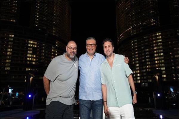 هشام ماجد وعمرو الليثي ومعتز التوني