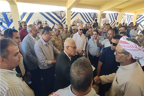 اللواء دكتور خالد مجاور، محافظ شمال سيناء خلال حضوره الفاعلية