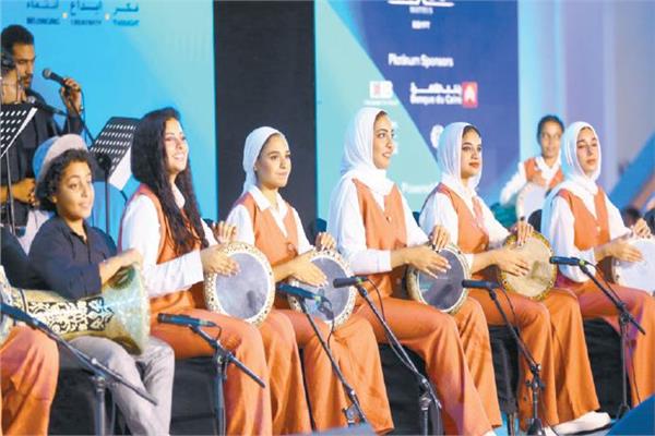 فقرة فنية بالمهرجان