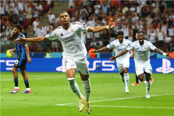 كيليان مبابي يسجل أول أهدافه مع ريال مدريد