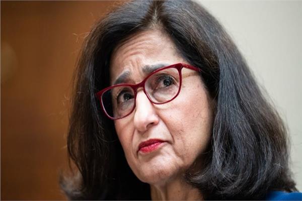 رئيسة جامعة كولومبيا المستقيلة نعمت شفيق