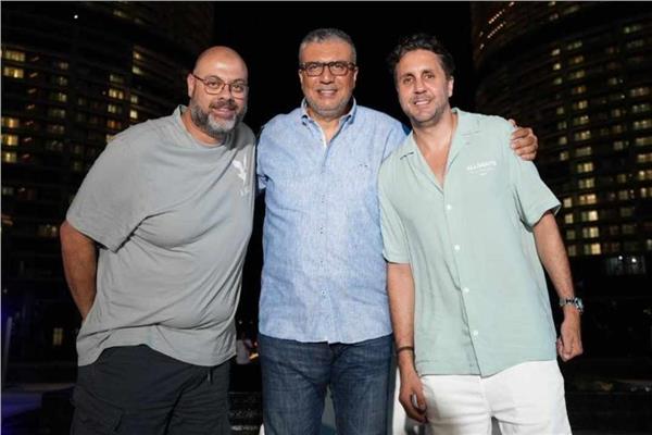 هشام ماجد وعمرو الليثي ومعتز التوني