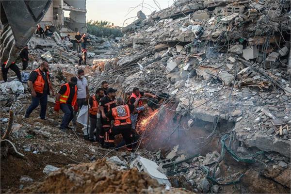 مأساة البحث عن شهداء الحرب على غزة - صورة أرشيفية 