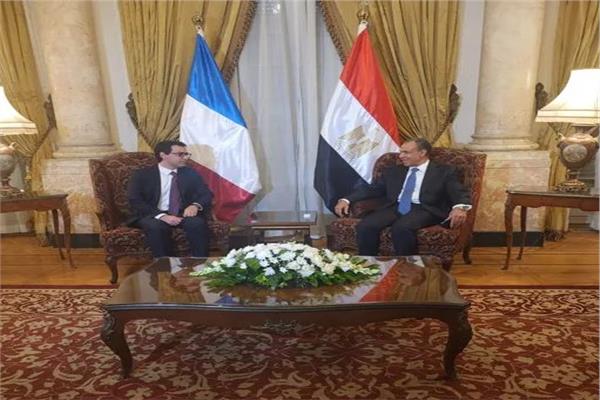 وزير الخارجية والهجرة ونظيره الفرنسي