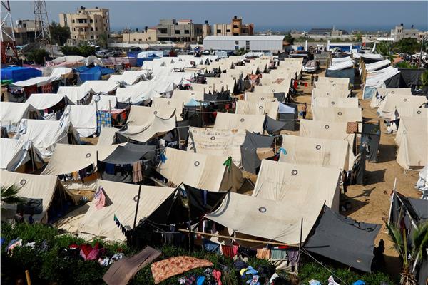 مخيمات النازحين في قطاع غزة - صورة أرشيفية 