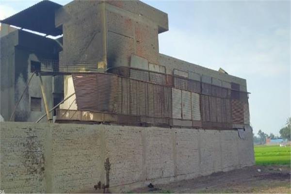 حريق هائل بمصنع لإنتاج المراتب