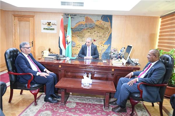 محافظ الفيوم يبحث مع رئيس الهيئة القومية 
