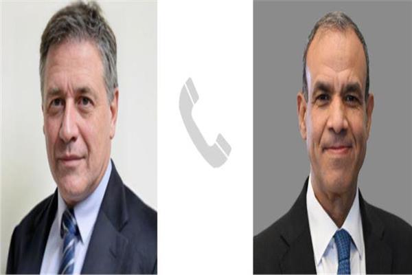بدر عبدالعاطي وزير الخارجية والهجرة ونظيره الأوروجوياني عمر باجانيني