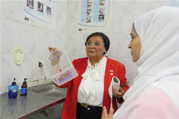  نائب وزير الصحة تتفقد المركز الصحي الحضري بإيتاي البارود