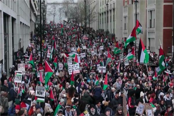 مظاهرات داعمة للشعب الفلسطيني - صورة أرشيفية 
