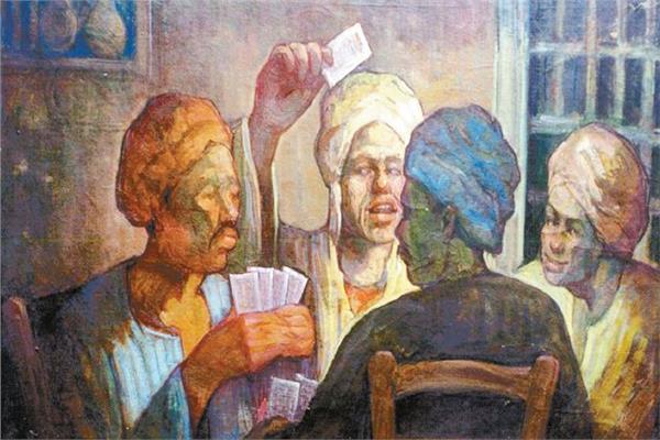بصرة - ١٩٥٠ ألوان زيتية على توال