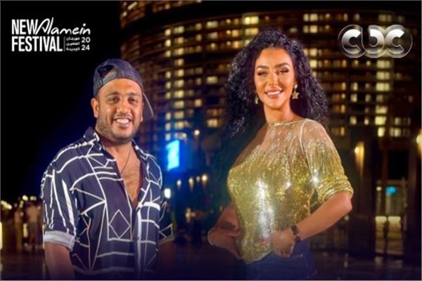 الإعلامية هبة الأباصيري والفنان الكوميدي أوس أوس