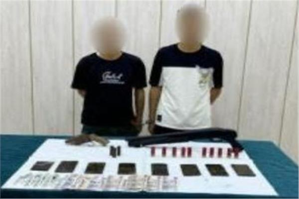 المتهمين والمظبوطات