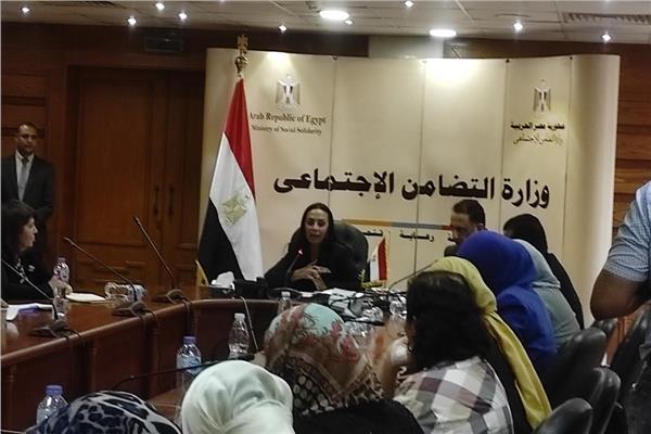 الدكتور مايا مرسي وزيرة التضامن الاجتماعي