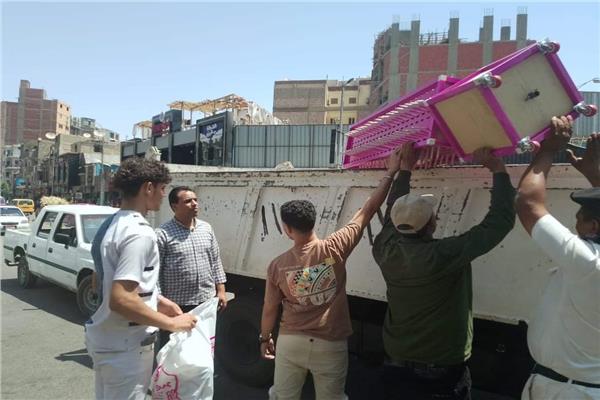 حملة على المنشآت المخالفة في قنا