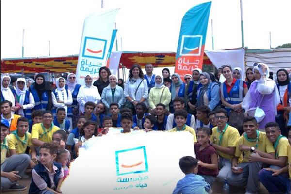 جانب من فعاليات قرية الزعفرانة 