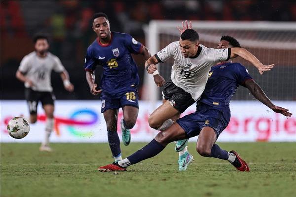 جانب من مباراة مصر والرأس الأهضر بتصفيات أمم أفريقيا 2023