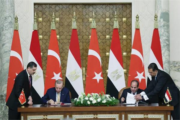 الرئيس السيسي ونظيره التركي