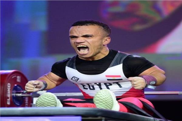 محمد المنياوي لاعب المنتخب الوطني لرفع الأثقال البارالمبي