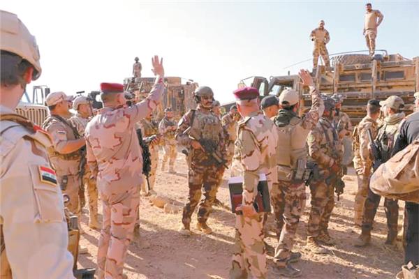 صورة مشتركة للقوات العراقية والأمريكية