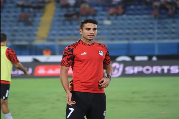 محمد حمدي الظهير الأيسر للفريق الأول لكرة القدم بنادي إنبي