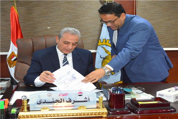  اللواء اشرف الجندي  محافظ الغربية