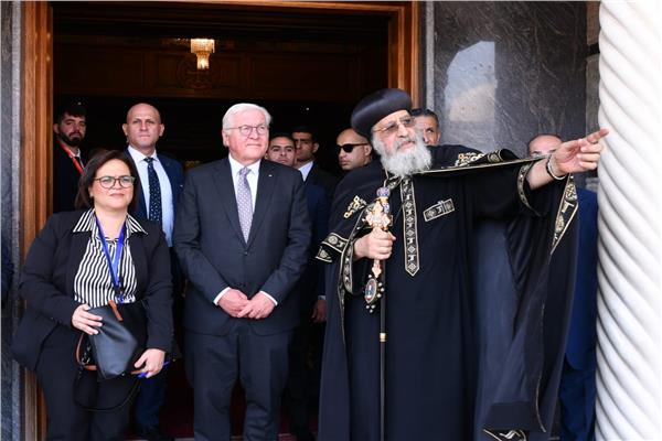 البابا تواضروس يستقبل رئيس ألمانيا الاتحادية 
