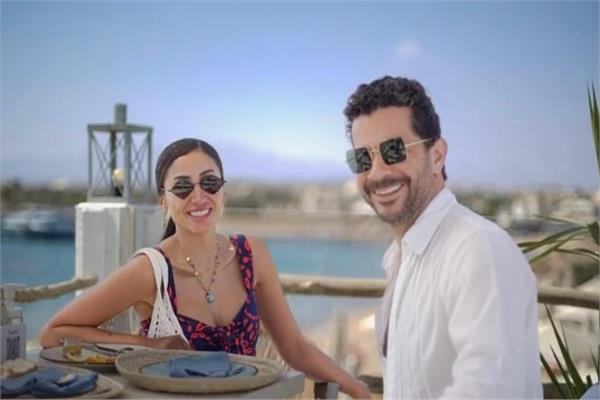 شريف سلامة ودينا الشربيني