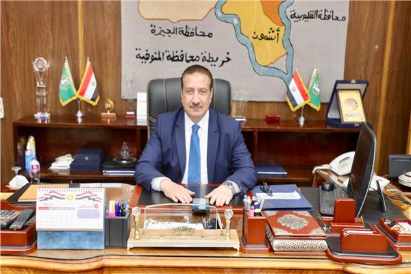 اللواء إبراهيم أبو ليمون محافظ المنوفية