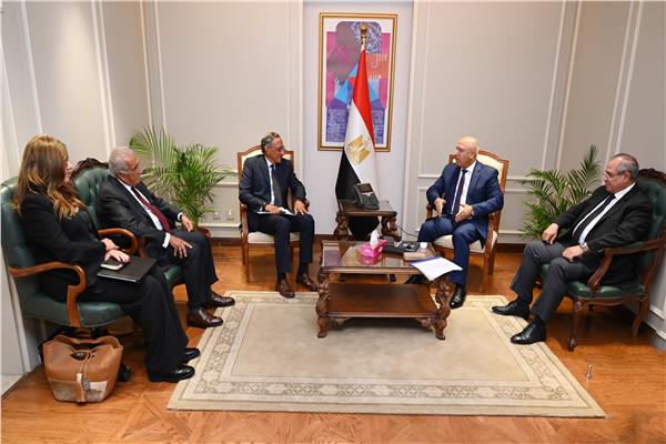 إجتماع كامل الوزير بوفد غرفة التجارة الأمريكية