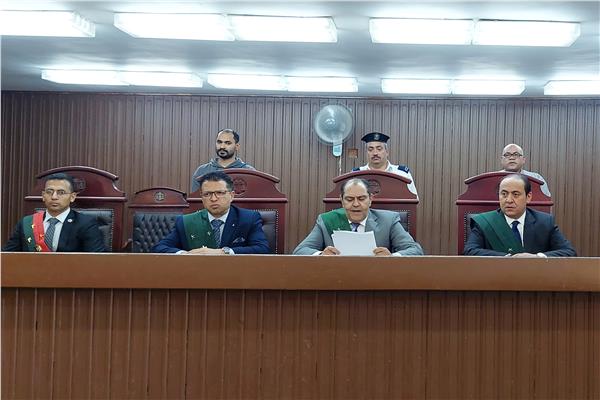 هيئة المحكمة برئاسه المستشار أمير فايز حنا 