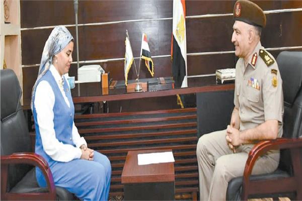 «أخبار اليوم» أثناء حوارها مع اللواء طبيب طارق رفعت النجدى رئيس الأكاديـمية