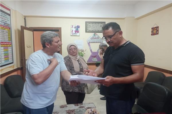 أشرف سلومة وكيل وزارة التربية والتعليم بالجيزة