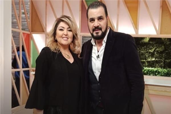  الفنانة مها أحمد و مجدي كامل 
