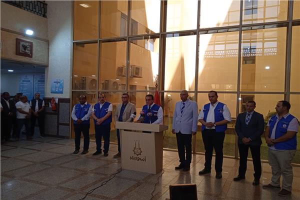 الدكتور خالد عبد الغفار وزير الصحة خلال المؤتمر
