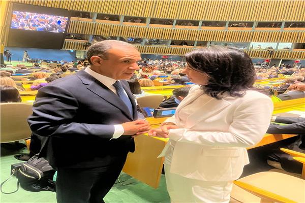د. بدر عبد العاطي وزير الخارجية والهجرة وأنالينا بيربوك وزير خارجية ألمانيا