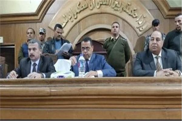 هيئة المحكمة برئاسة المستشار سامي عبد الحليم غنيم