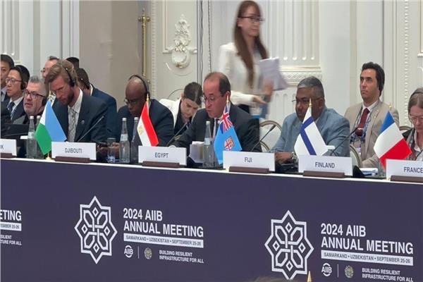 وزير المالية خلال مشاركته فى اجتماعات البنك الآسيوى