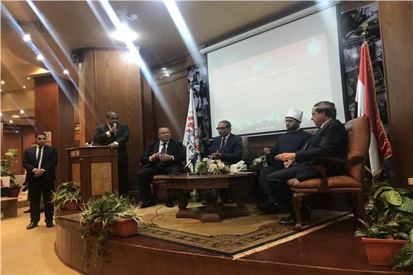 خلال الاحتفال بالمولد النبوي الشريف في مؤسسة أخبار اليوم