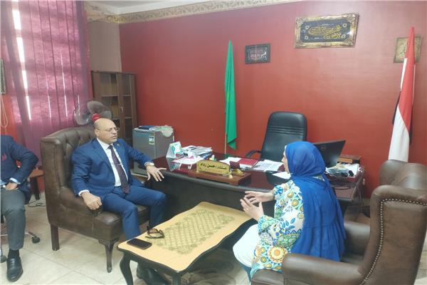 لقاء وزير العمل بمحافظ الإسماعيلية