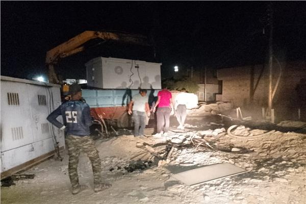  عطل مفاجئ بمحول كهربائى بمنطقة بلانة أول