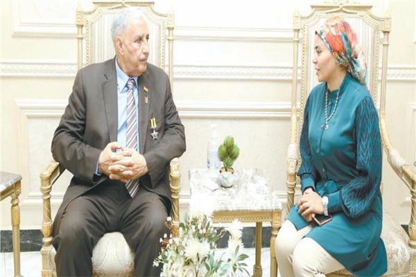  العميد نبيل أبو النجا أثناء حديثه مع «أخبار اليوم»