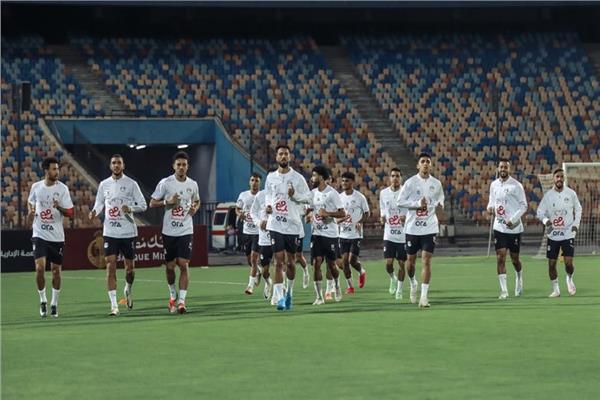 جانب من مران منتخب مصر