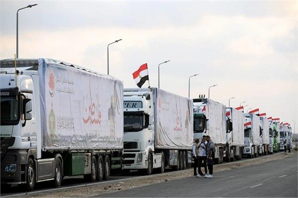 المساعدات المصرية لقطاع غزة