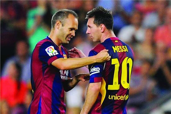 ميسي وإنييستا في برشلونة- أرشيفية